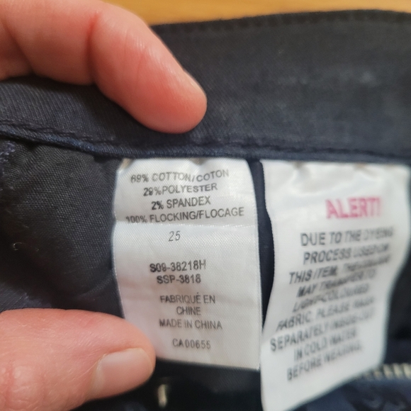 Blue Floral Patterned Jeans - Picture 6 of 6